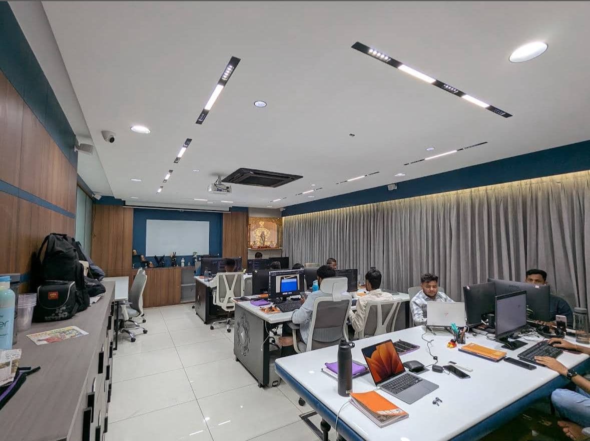 The DCPL engineering team at work in the Surat studio