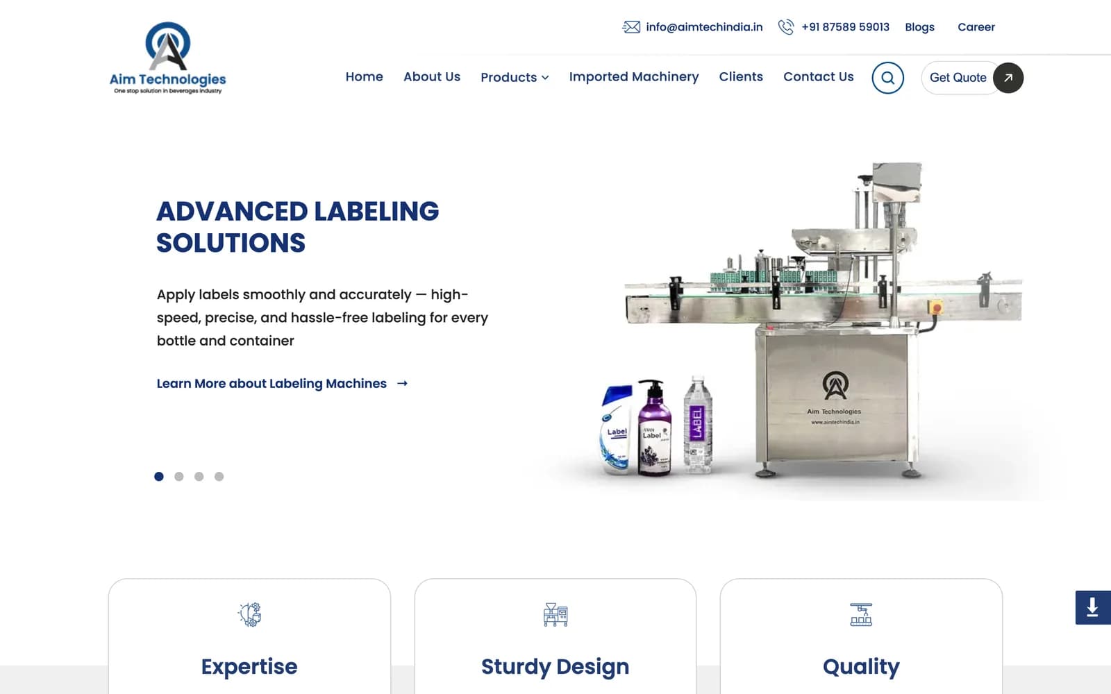 AIM Technology — product screenshot