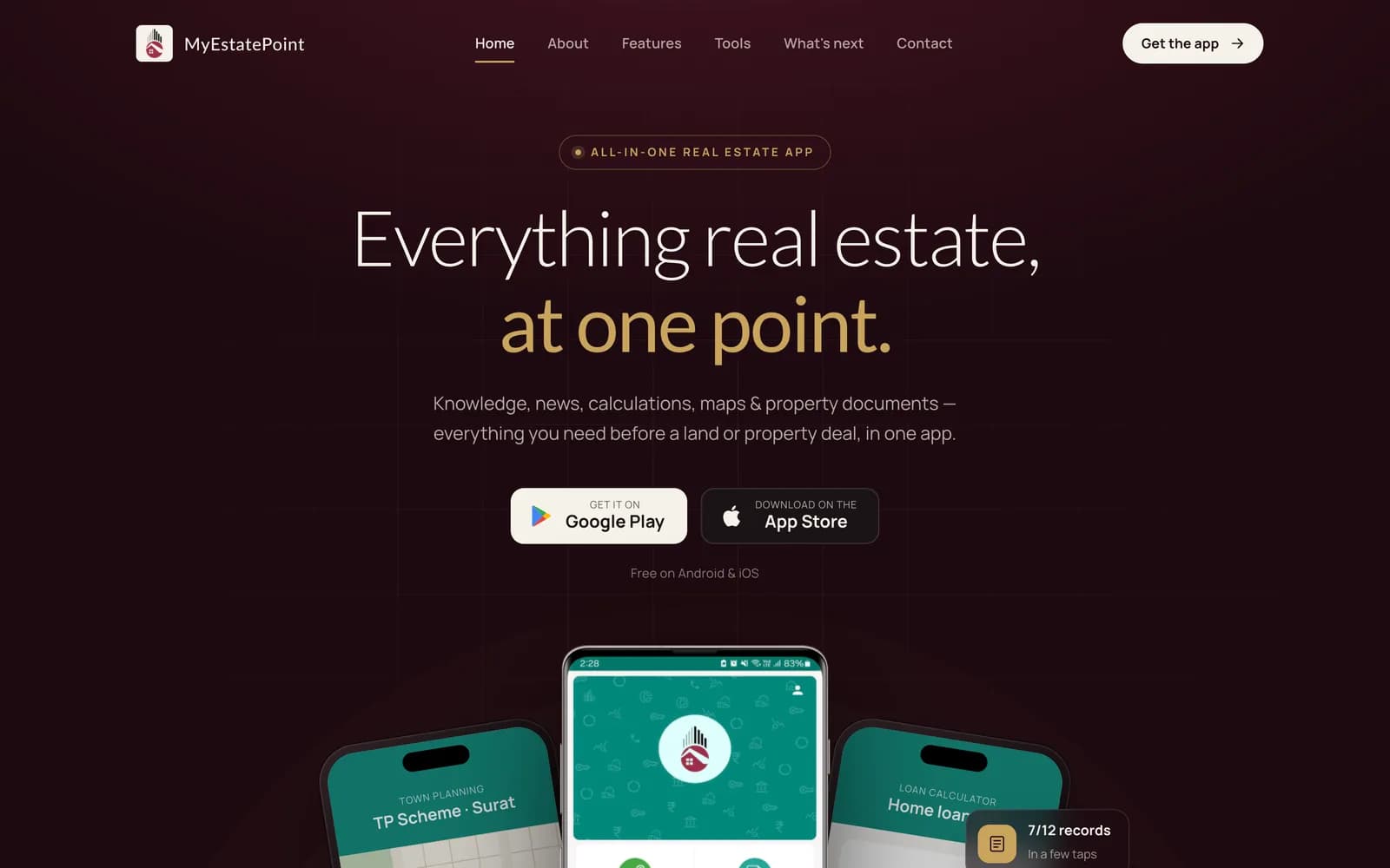 MyEstatePoint — product screenshot